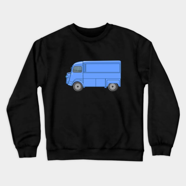 Citroen H Van, Type H, H-Type or HY Illustration Crewneck Sweatshirt by Boogosh